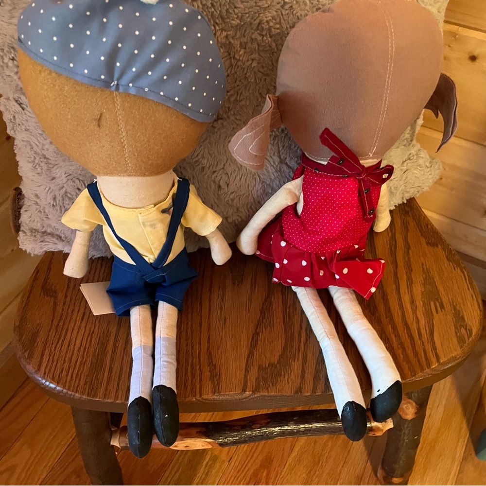 Handmade Rag Doll Set - Picture 2 of 7